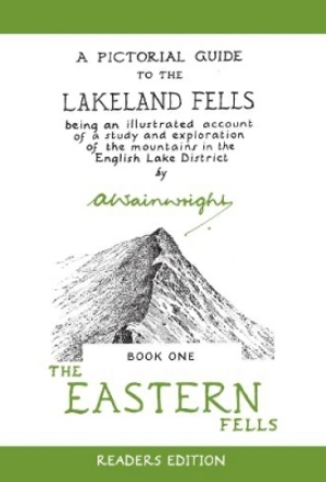 Front cover of Alred Wainwright's first book 'The Eastern Fells' from the series 
                            'A pictorial guide to the Lakeland Fells'