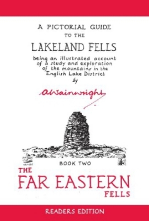 Front cover of Alred Wainwright's second book 'The Far Eastern Fells' from the series 
                            'A pictorial guide to the Lakeland Fells'